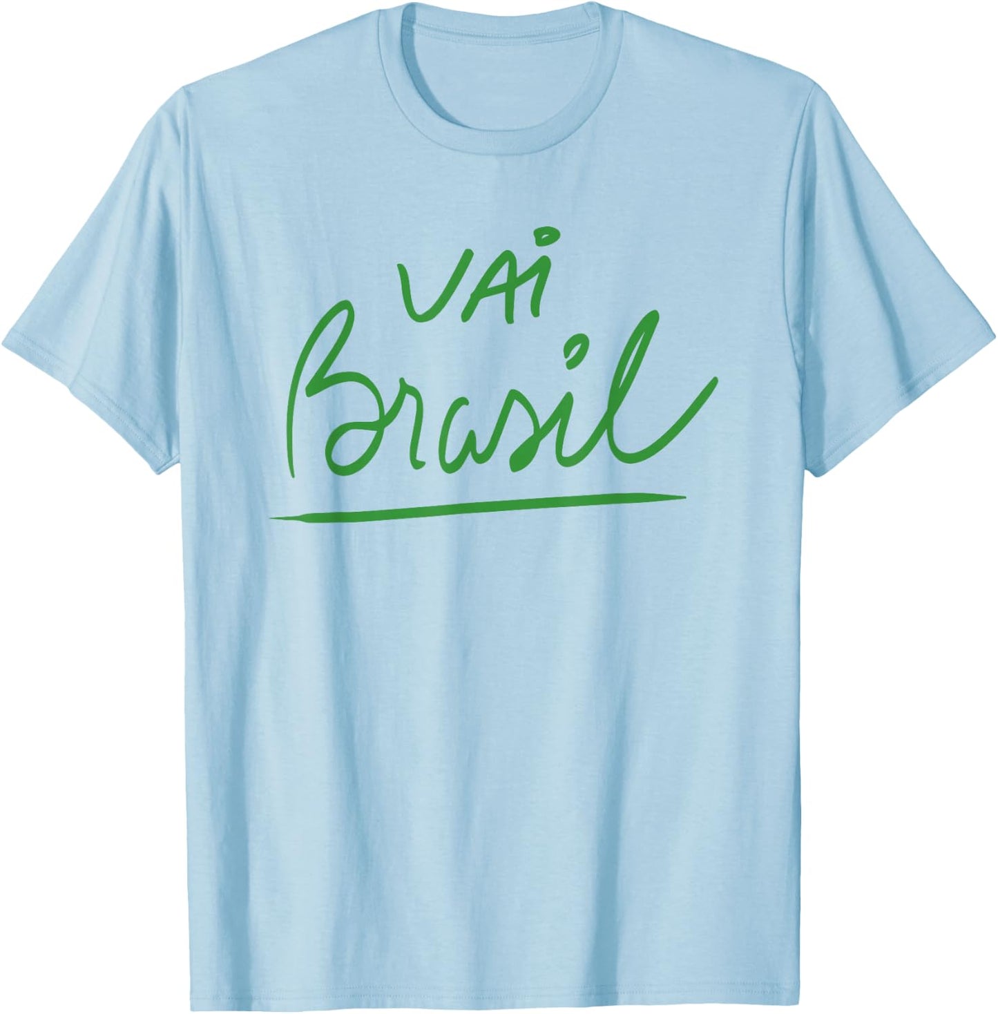 Camisa Brasil Brazil Soccer Jersey Football Brazilian Flag T-Shirt - T-Shirt | Light Blue