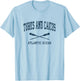 Turks and Caicos Vintage Nautical Paddles Sports Oars T-Shirt - T-Shirt | Light Blue