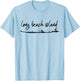 LBI: Long Beach Island, NJ Photo Beach, Ocean, Lighthouse T-Shirt - T-Shirt | Light Blue