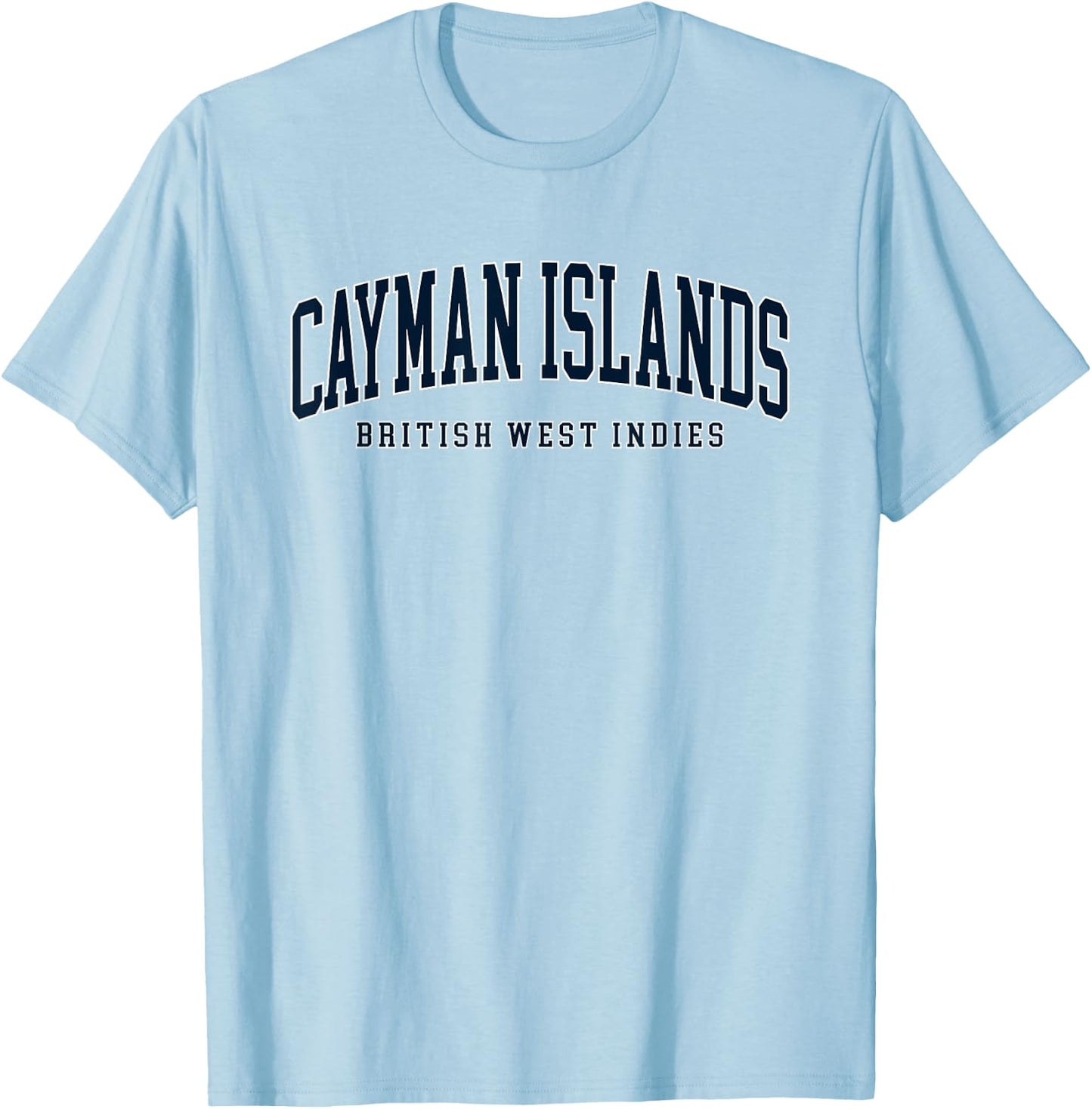 Grand Cayman Islands British West Indies Vacation Souvenir T-Shirt - T-Shirt | Light Blue