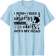 I Wish I Was A Unicorn So I Could Stab Idiots T-Shirt - T-Shirt | Light Blue