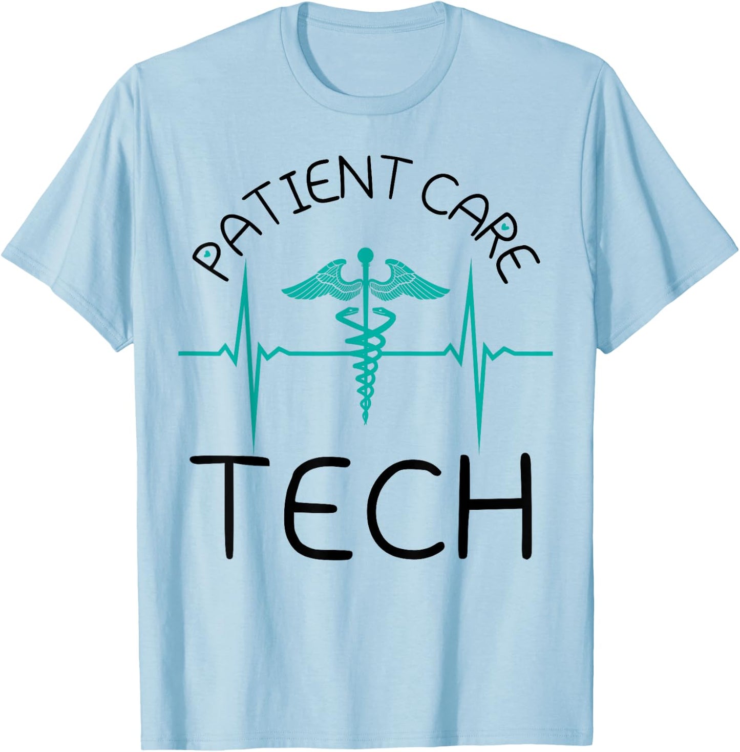 PCT Healthcare Assistant Patient Care Technician T-Shirt - T-Shirt | Light Blue