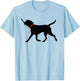 Labrador Fetch Golf Club Cute Golfing Black Lab Golf T-Shirt - T-Shirt | Light Blue
