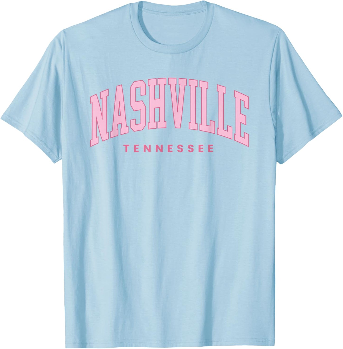 Retro Nashville Tennessee Vintage Preppy Throwback Girls Kid T-Shirt - T-Shirt | Light Blue