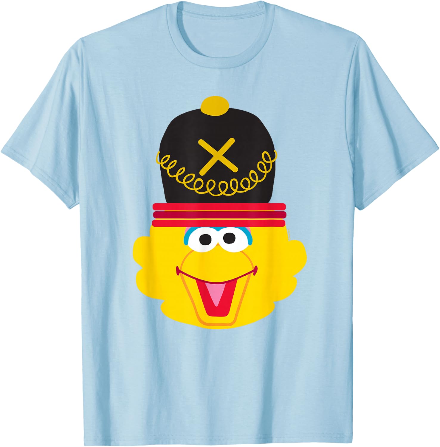 Sesame Street Christmas Nutcracker Big Bird T-Shirt - T-Shirt | Light Blue