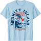 Merritt Island Florida Retro Surfer Vintage Beach T-Shirt - T-Shirt | Light Blue