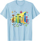 Cats Vintage Retro Mid-Century Modern Look 50s 60s Style T-Shirt - T-Shirt | Light Blue