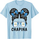 Guatemala Flag Chapina Guatemalan Girl Youth Women Guatemala T-Shirt - T-Shirt | Light Blue