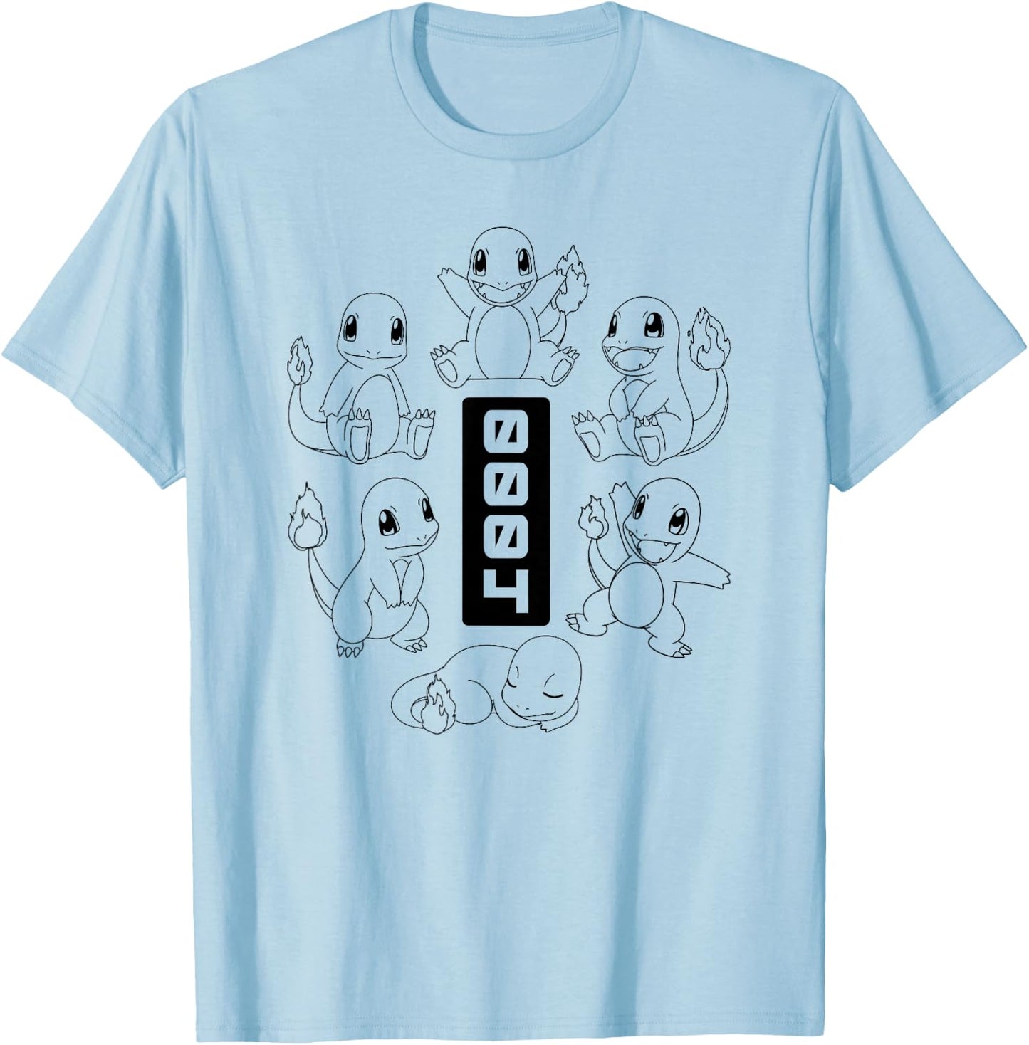 Pokémon - Charmander #0004 T-Shirt - T-Shirt | Light Blue