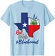 Texas Red White & Bluebonnet Flower State Pride T-Shirt - T-Shirt | Light Blue