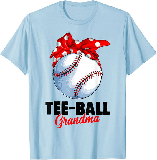 Ball Grandma T Ball TBall Teeball Women T-Shirt - T-Shirt | Light Blue