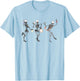 RN Nurse Halloween Dancing Skeleton Autumn Fall Women T-Shirt - T-Shirt | Light Blue