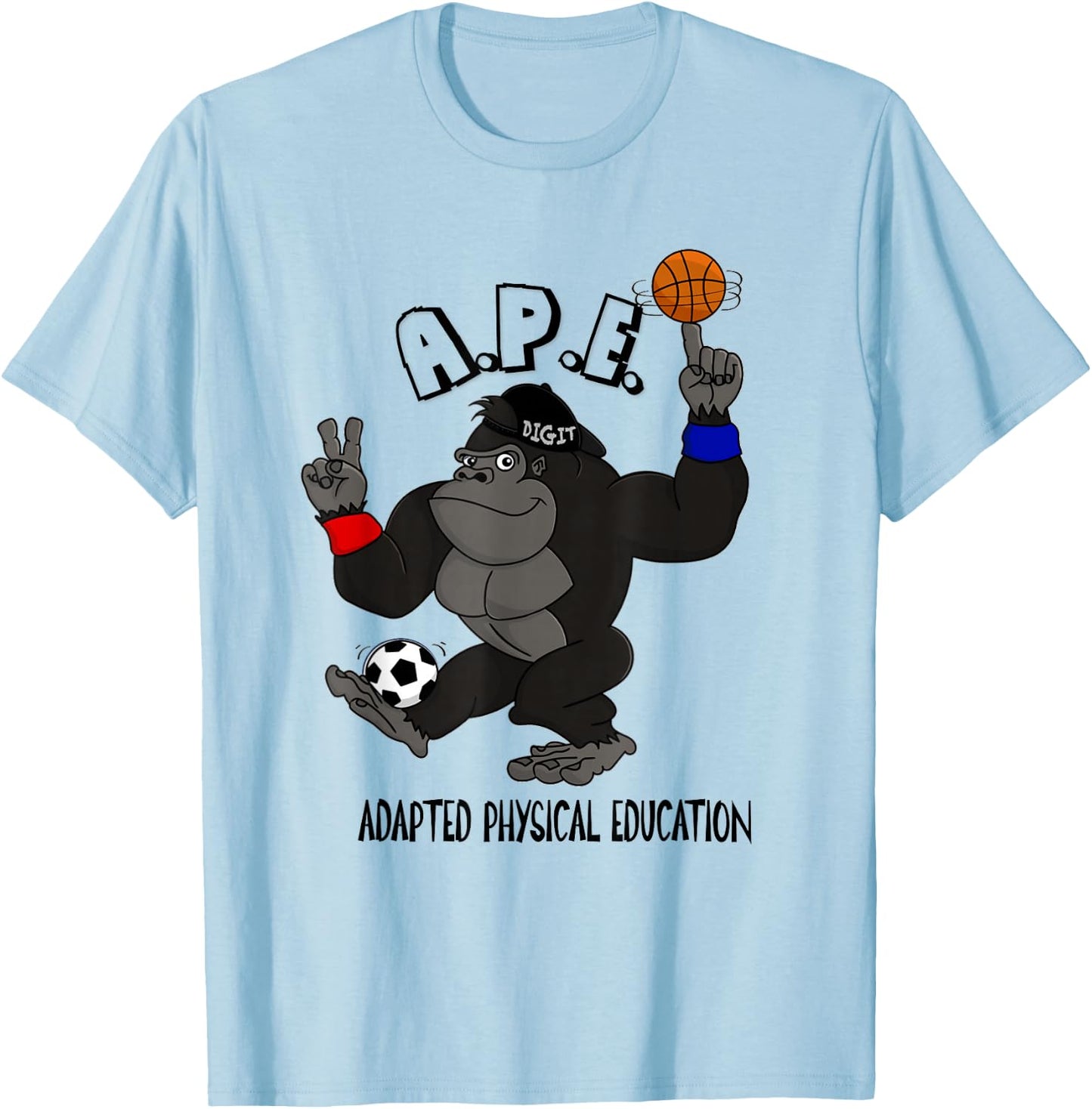 Just Adapt It T-Shirt - T-Shirt | Light Blue