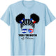 Half Salvadorian And Puerto Rican Rico El Salvador Flag Gril T-Shirt - T-Shirt | Light Blue