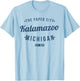 Vintage Kalamazoo Michigan Souvenirs by BAS Kalamazoo MI Retro Vintage Souvenir T-Shirt - T-Shirt | Light Blue