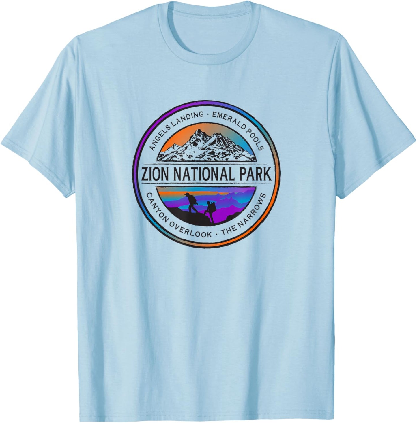 Zion National Park T-Shirt - T-Shirt | Light Blue