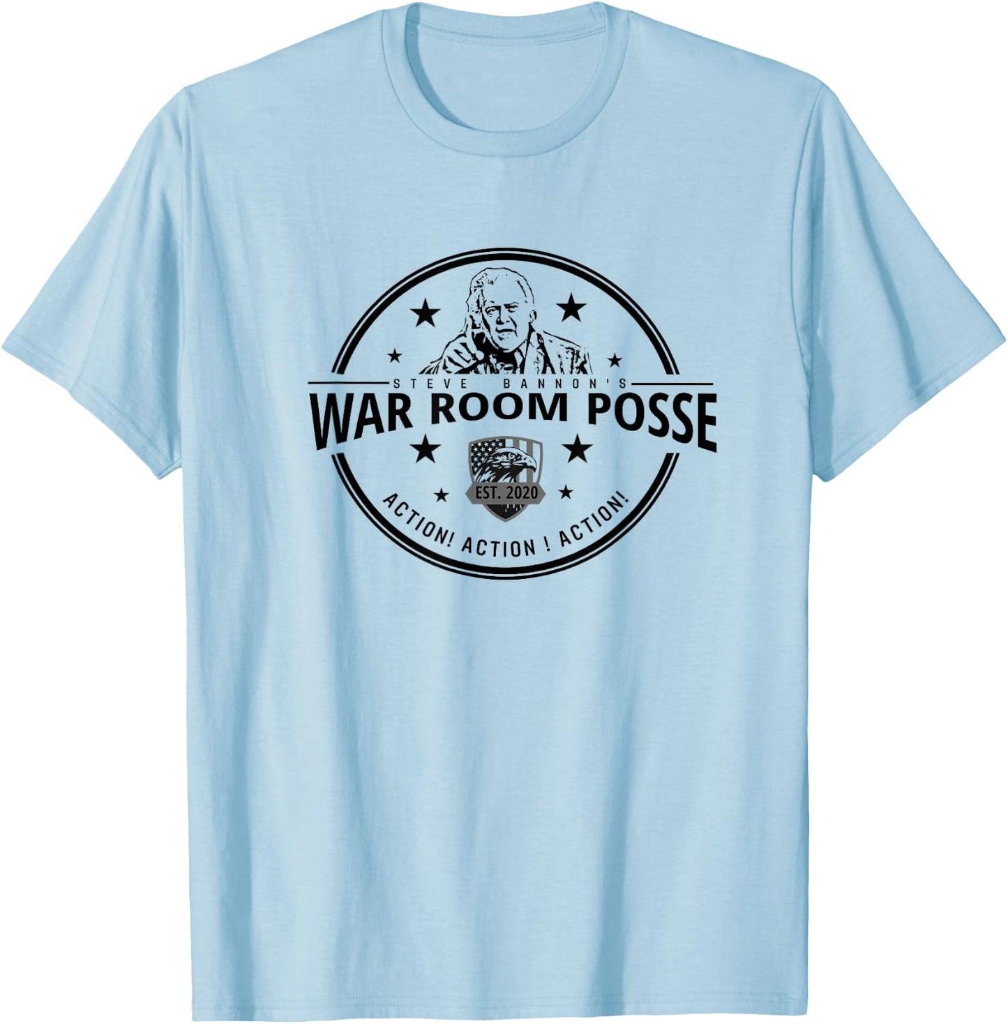 Bannon's War Room Posse Political Gift T-Shirt - T-Shirt | Light Blue