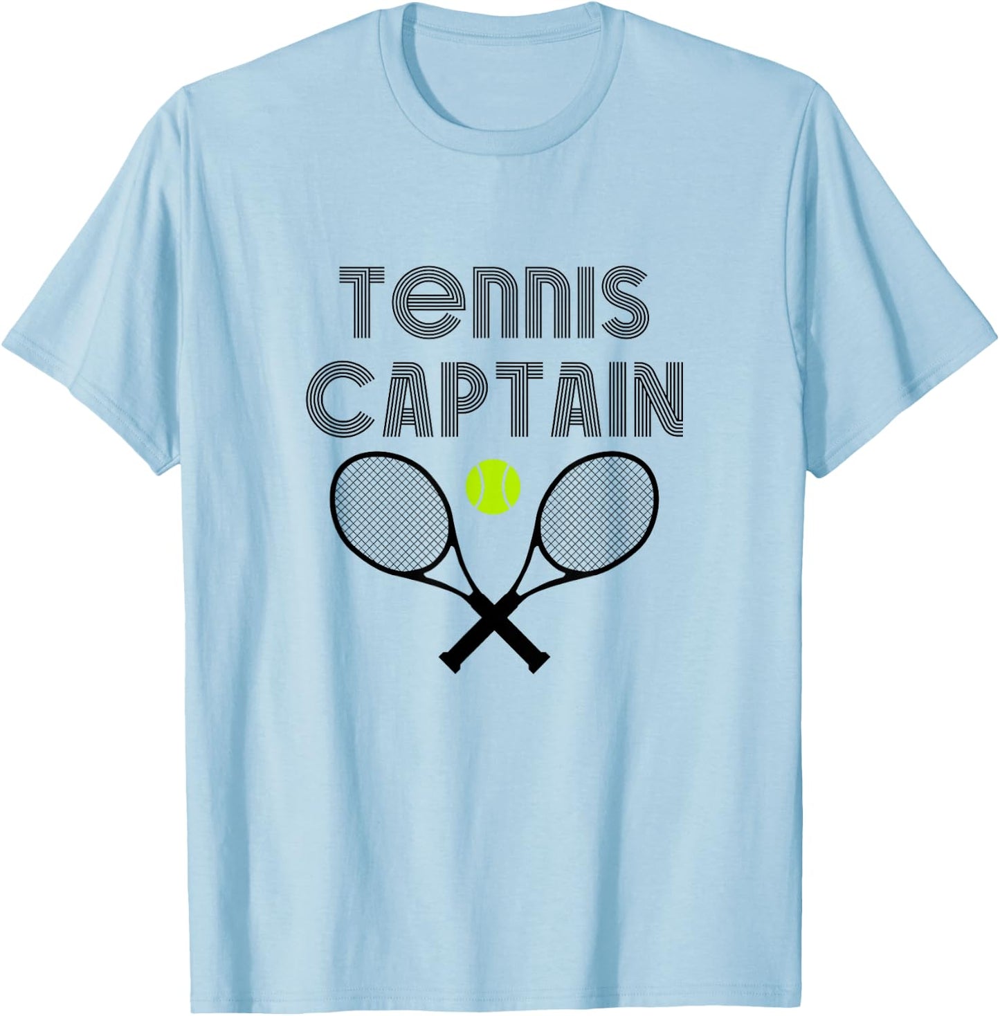 Tennis Captain for Tennis Team T-Shirt - T-Shirt | Light Blue
