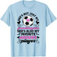 She's My Favorite Soccer Player Grandma Soccer Grandma T-Shirt - T-Shirt | Light Blue