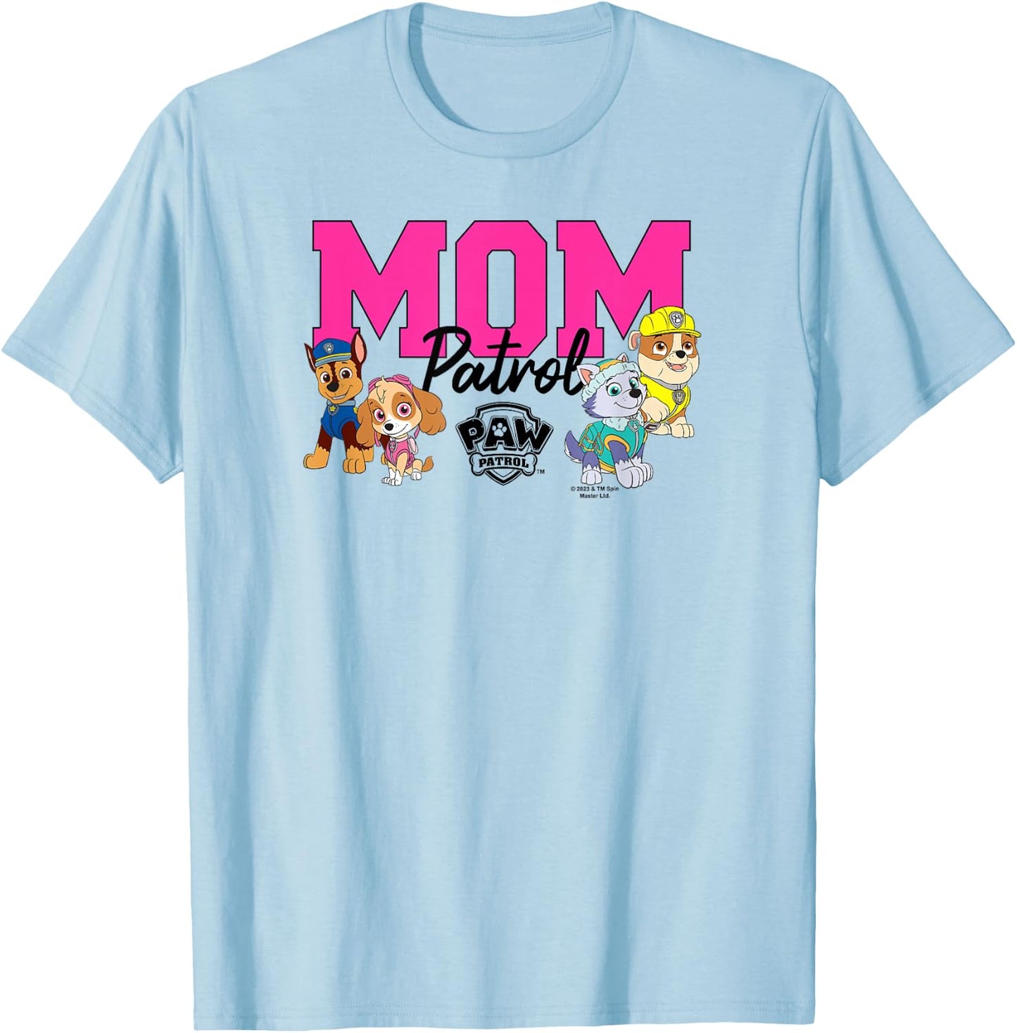 PAW Patrol Mom Patrol T-Shirt - T-Shirt | Light Blue