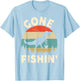 Funny Gone Fishing-Shirt Men Women Youth Boys Kids Toddler T-Shirt - T-Shirt | Light Blue