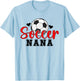 Soccer Nana Grandma Nana of A Soccer Player Nana T-Shirt - T-Shirt | Light Blue