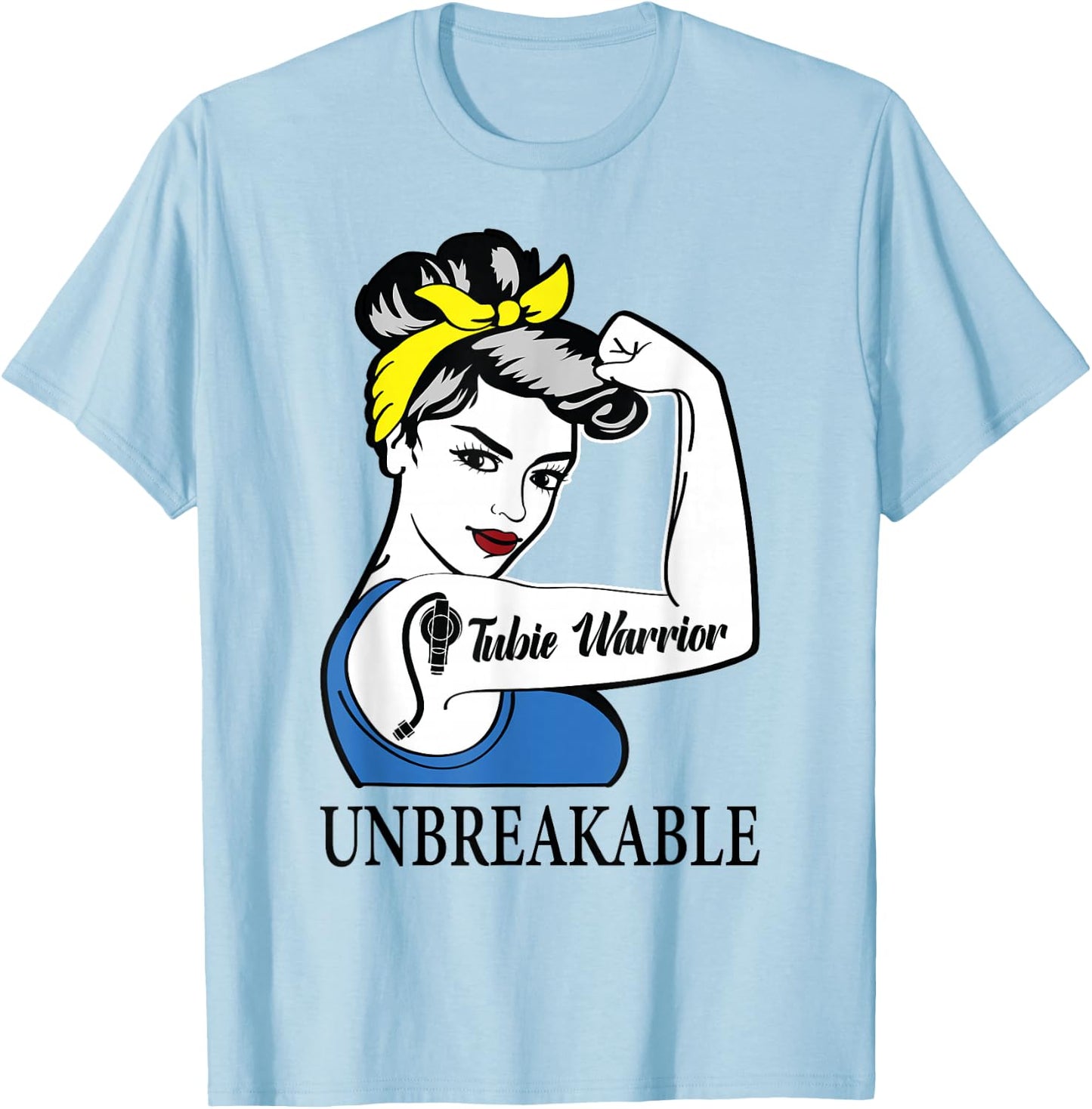 Feeding Tube Awareness Feeding G Tube Supplies T-Shirt - T-Shirt | Light Blue
