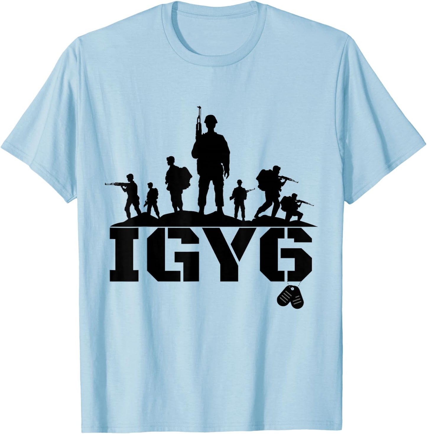 Veteran IGY6, War Vet Soldiers T-Shirt - T-Shirt | Light Blue