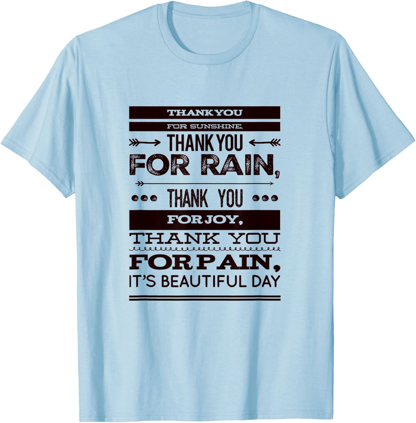 Thank You For Sunshine and bring Joyful Women Kids T-Shirt - T-Shirt | Light Blue