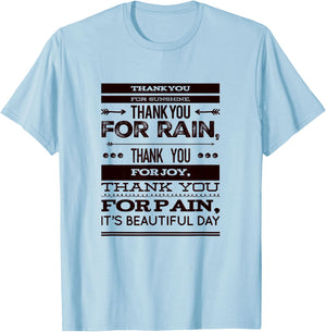 Thank You For Sunshine and bring Joyful Women Kids T-Shirt - T-Shirt | Light Blue