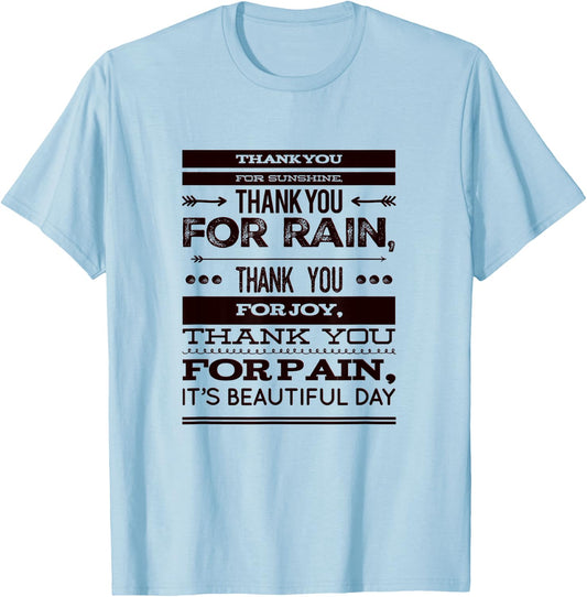 Thank You For Sunshine and bring Joyful Women Kids T-Shirt - T-Shirt | Light Blue
