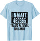 Matching Halloween Party Inmate Jail Costume Nurse Doctor T-Shirt - T-Shirt | Light Blue