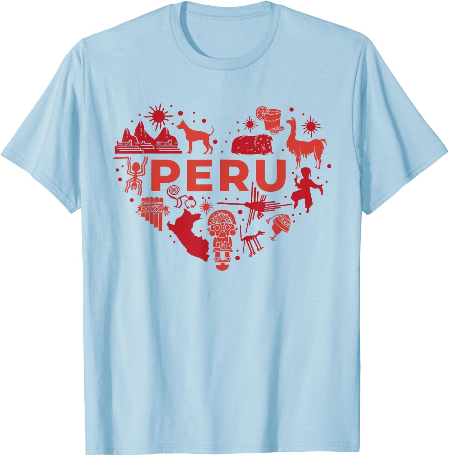 Peru T-Shirt - T-Shirt | Light Blue