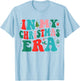 In My Christmas Era Cute Groovy Christmas Holiday Xmas T-Shirt - T-Shirt | Light Blue