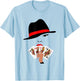 Melanin Queens Playing Cards Poker Player Gambling Hand T-Shirt - T-Shirt | Light Blue