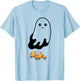 Ghost Roller Skating Funny Halloween Roller Skate Ghost T-Shirt - T-Shirt | Light Blue
