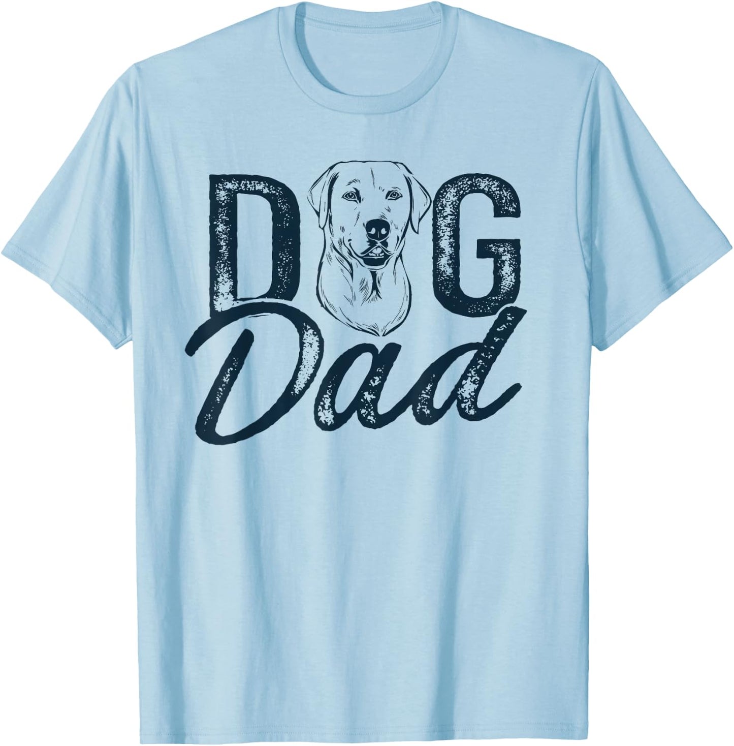 Labrador Dog Dad Lab Retriever T-Shirt - T-Shirt | Light Blue