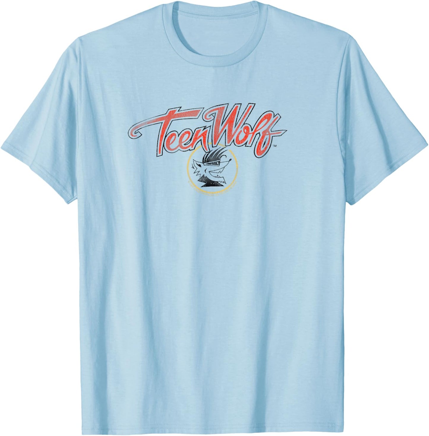 Teen Wolf Poster Logo T-Shirt - T-Shirt | Light Blue