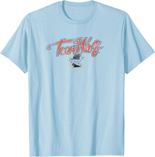 Teen Wolf Poster Logo T-Shirt - T-Shirt | Light Blue