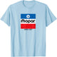 Mopar Distressed Retro Flag Logo T-Shirt - T-Shirt | Light Blue