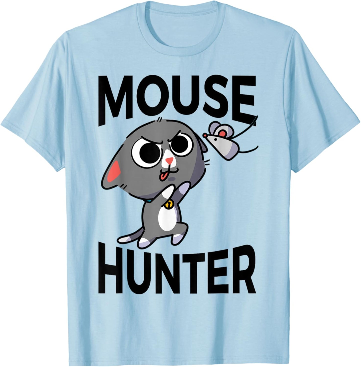 Mouse Hunter T-Shirt - T-Shirt | Light Blue