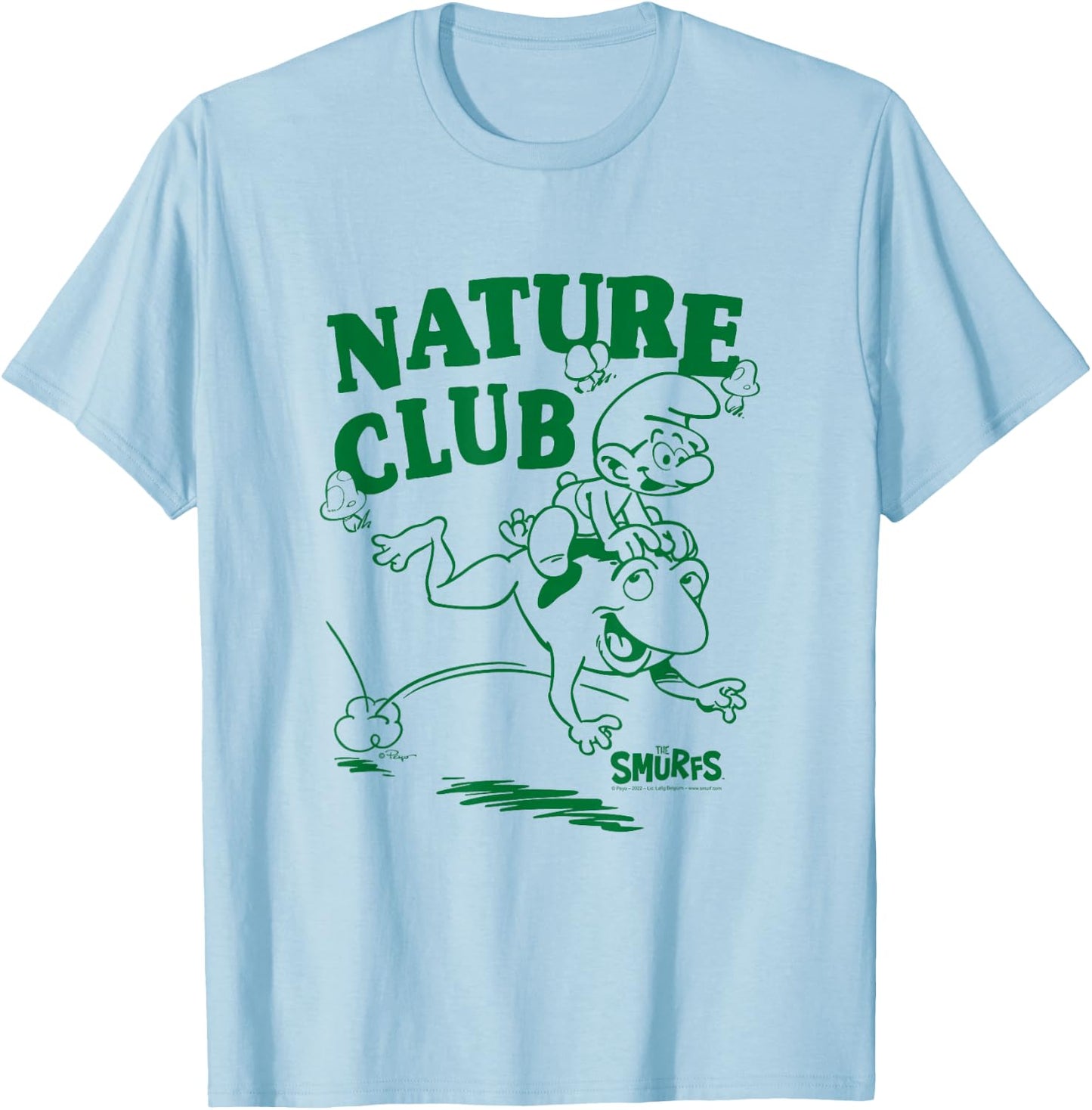 The Smurfs Nature Club Frog T-Shirt - T-Shirt | Light Blue