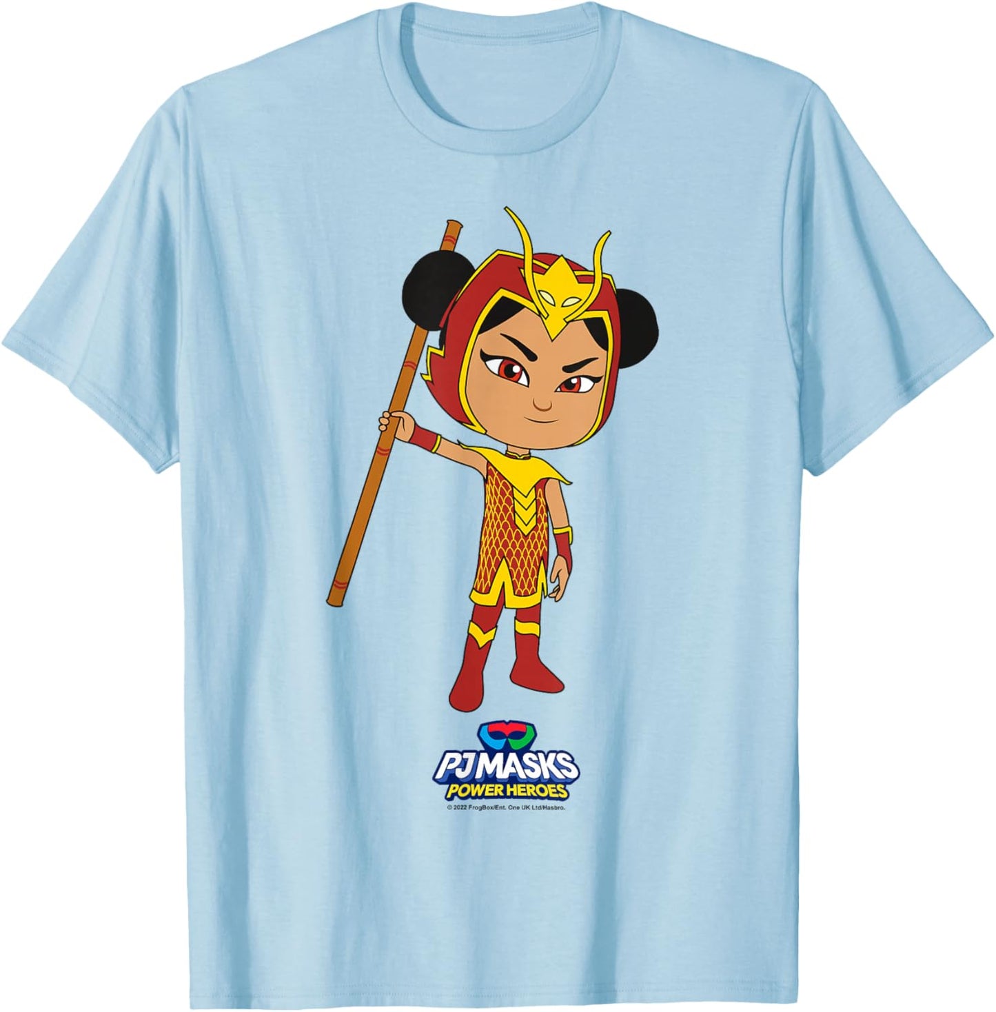 PJ Masks An Yu Dragon Girl Power Portrait T-Shirt - T-Shirt | Light Blue
