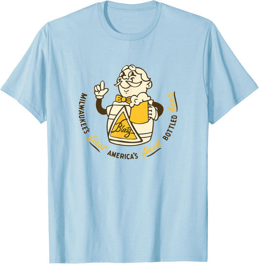Blatz Beer Style - America's Finest T-Shirt - T-Shirt | Light Blue
