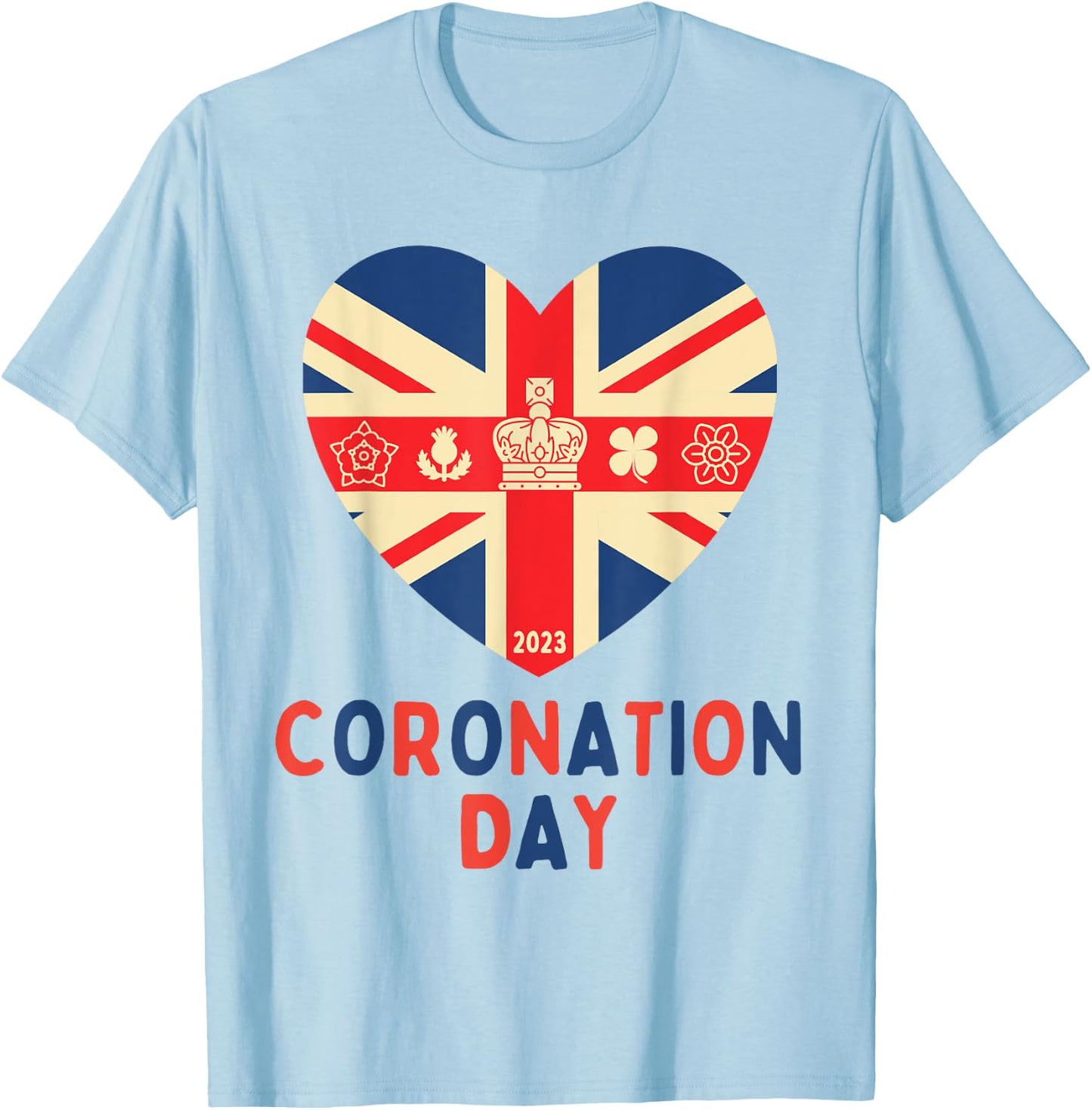 King's Coronation Day 2023 For Kids & Adults T-Shirt - T-Shirt | Light Blue