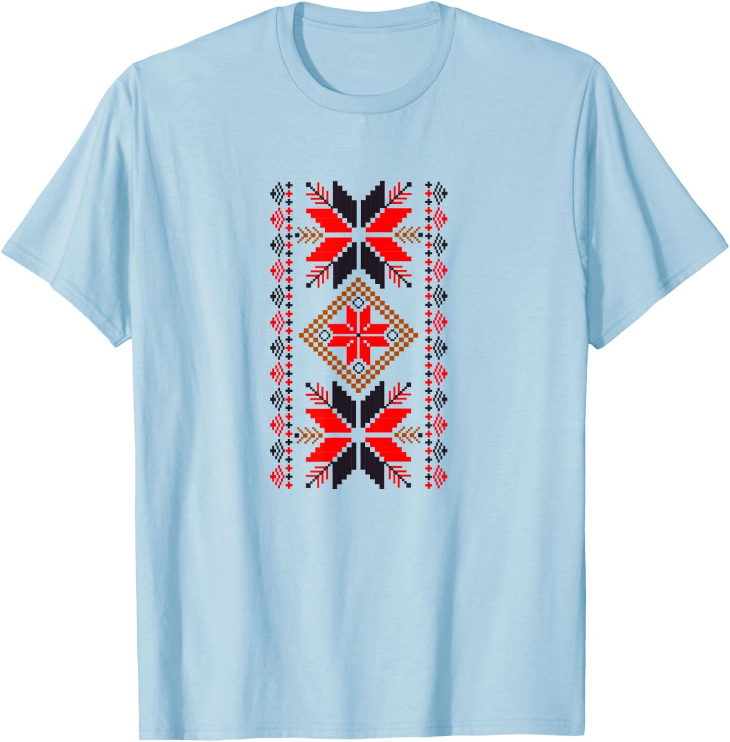 Bulgarian Traditional Shevitsa National Holiday T-Shirt - T-Shirt | Light Blue