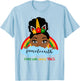 Juneteenth Unicorn Girl Little Princess Freeish since 1865 T-Shirt - T-Shirt | Light Blue