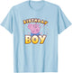 Peppa Pig George Birthday Boy Holiday Confetti Logo T-Shirt - T-Shirt | Light Blue