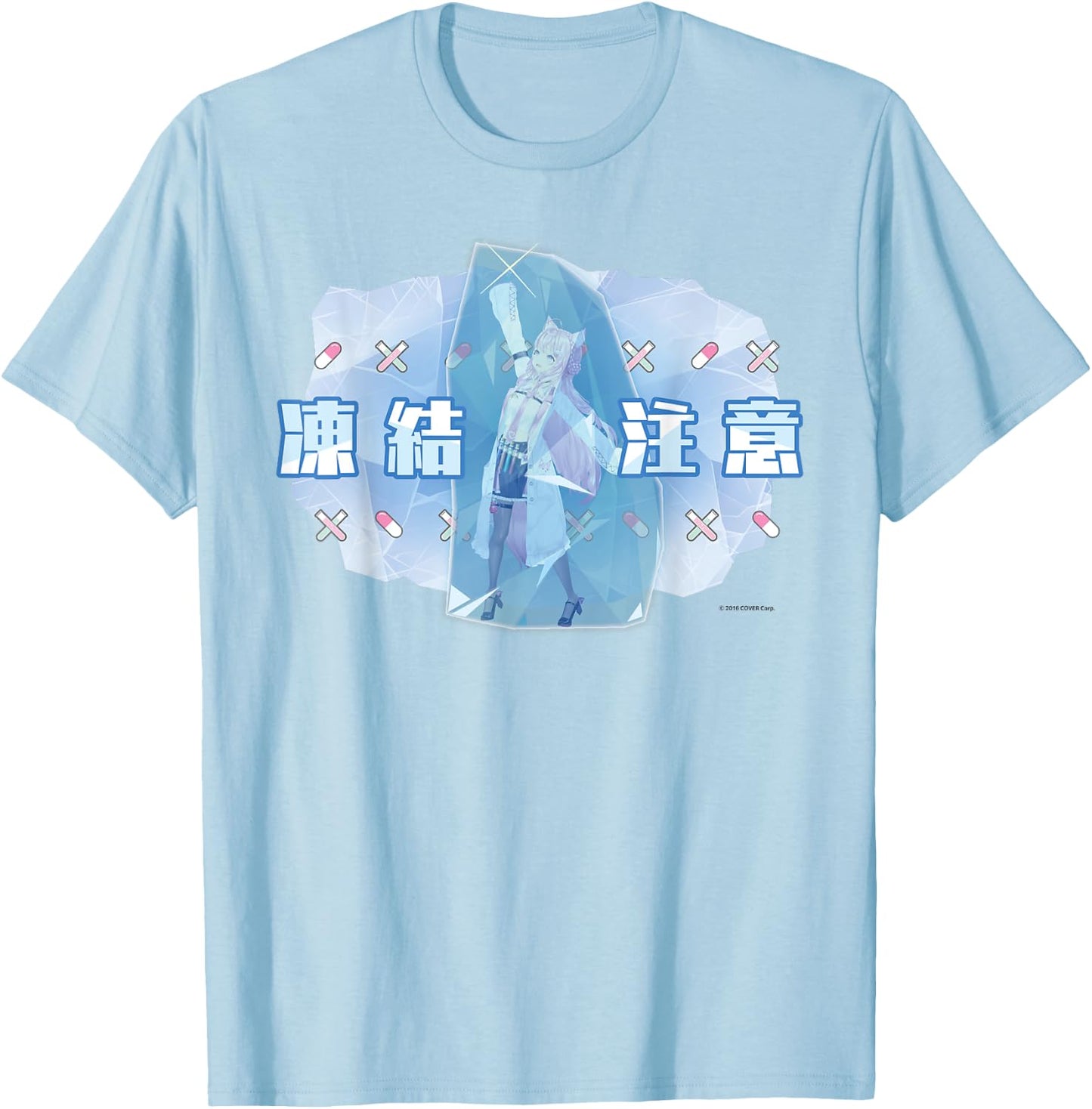 【Hakui Koyori】holo no graffiti Greatest Moments T-Shirt - T-Shirt | Light Blue