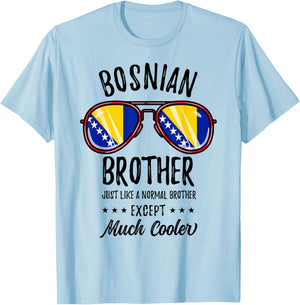 Matching Bosnian Brother T-Shirt - T-Shirt | Light Blue